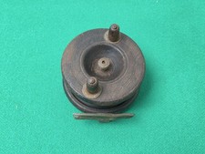 Vintage 3.5" Wooden & Brass