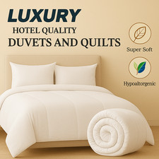 Hotel Quality Duvet Quilt All Tog Extra Warm Premium Bedding All Sizes Available