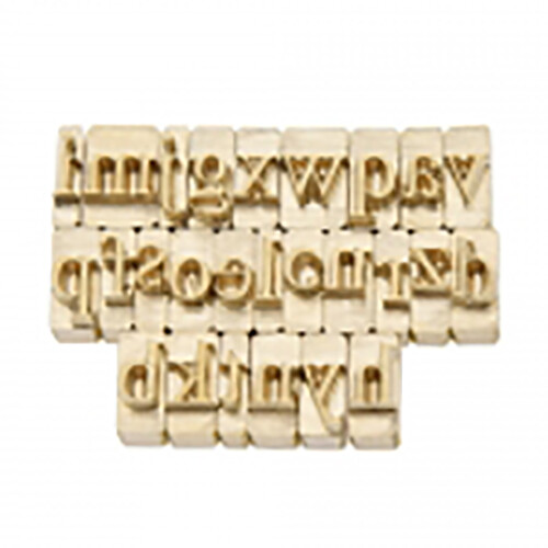 Brass leather carving printing - brass,