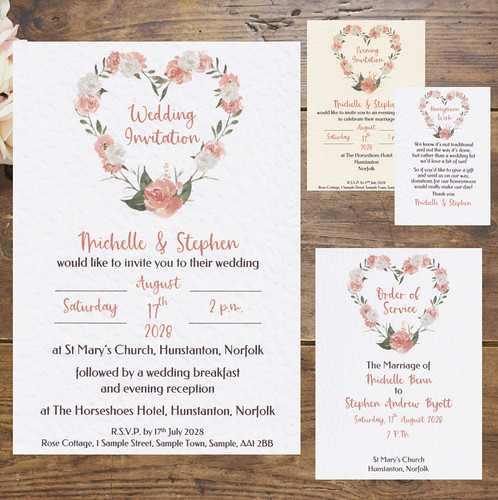 Wedding invitations save the - -,