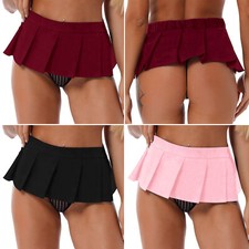 Women Schoolgirl Mini Skirt