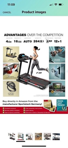 Sportstech f31 treadmill - sportstech,