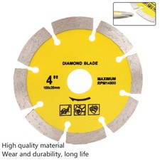 105mm Segmented Diamond Cutting Disc Dry Metal Blade Stone Roof Tiles Concrete
