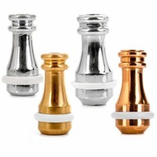 Bathroom light cord pull Blind acorn drop weight in brass chrome silver or wood 