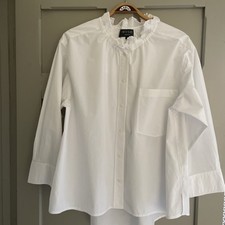 WYSE Clemmy White Cotton Frill