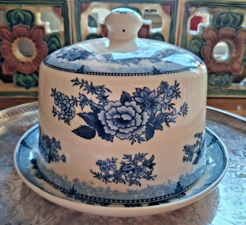 Vintage blue white - vintage,