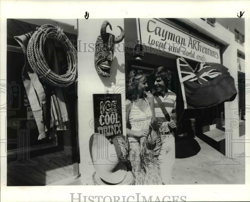 1985 press photo visitors - 1985, to