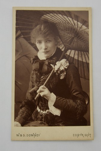 Cdv victorian actress sarah - cdv,