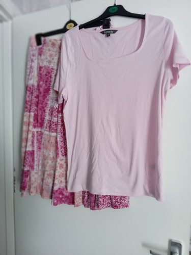 Bonmarche pink lilac print - pink/,