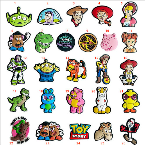 Toy story shoe charm for - x,