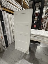 78x33” 45mm White Shaker 4p Fd30 Fire Doors