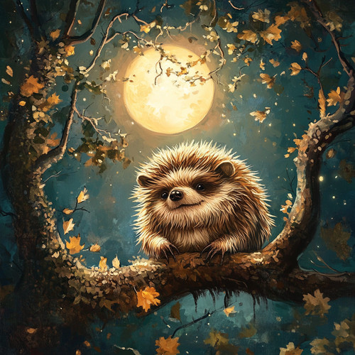 Wall decal sticker hedgehog - , in