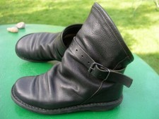 Iconic Trippen Bomb slouchy slouch boho boots 38 UK 5 to 5.5 black leather