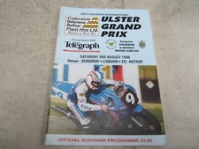 Ulster Grand Prix  Programme 1996 Joey Dunlop Motorcycle racing Jonny Rea S Beck