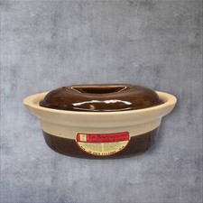 La Bourguignonne Poterie Small Casserole Dish / Pate Terrine Rustic French 8