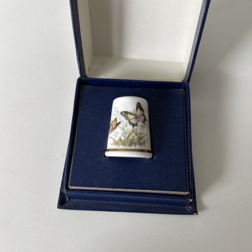 Royal worcester thimble - worcester,