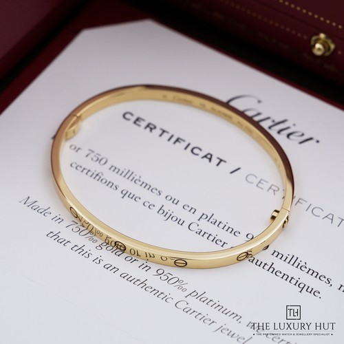 Cartier 18ct yellow gold love - yellow,