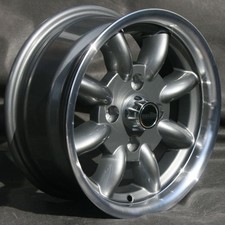 Maxilite Minilite 13x6" 4x108 PCD ET+13 Grey/D-Cut Alloy Wheel