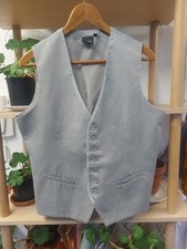 Grey Waistcoat By Dexter Wong