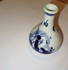 Handpainted Mini Blue White