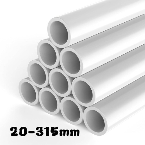 315mm white pvc round - white,