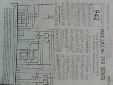 Ferguson 259 259A 259L 259U 269RG Radiogram Service manual