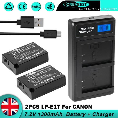 1300mah e17 battery - 2×,