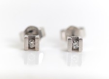 White Gold Studs Diamonds