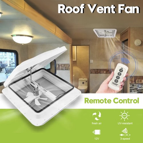 Caravan skylight roof vent - 14",
