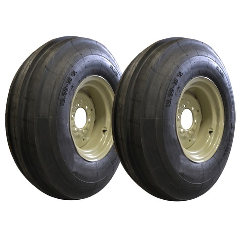 Pair front wheel tyres - &,
