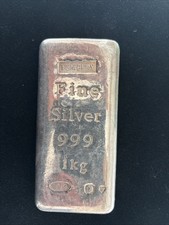 CML/Pembery/Baird&co | 1 kg Silver Bar | .999 Fine Silver | Investment Bullion 