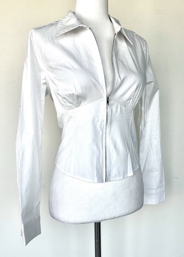 Monteau white long - monteau, sleeve
