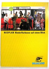 NEOPLAN Low Floor Bus Range Commercial Vehicle Sales Brochure 1995 German Text