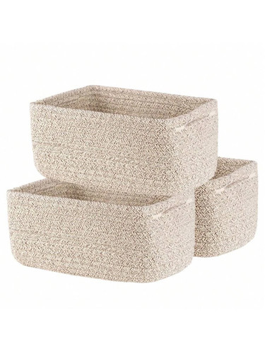 Woven cotton rope storage - 3x,