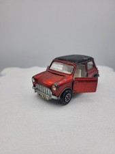 Dinky Toys, Austin Mini Cooper S, Red With Black Roof Diecast Model Car, No Box.
