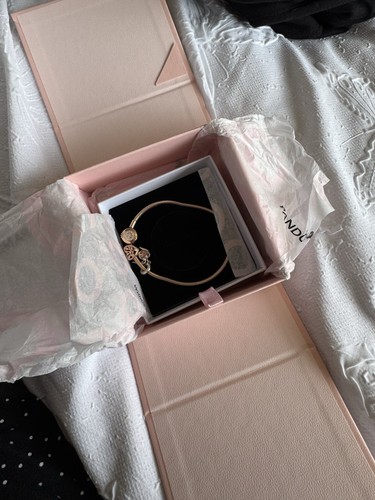 Rose gold pandora bracelet - gold,