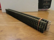 hornby r601  long double straights x 8 used  but in very good condition