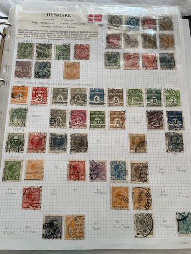 Scandinavia stamp album - scandinavia,