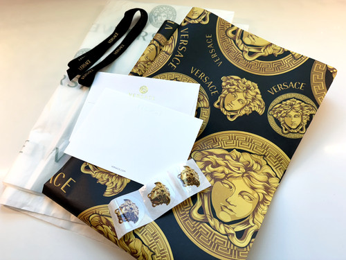 Versace gift wrap presentation - gift,