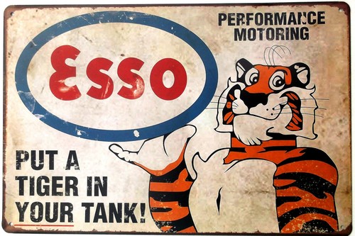 Esso tony the tiger metal - tiger,