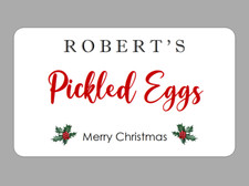 x21 Pickled Eggs Stickers, Personalised Labels for Homemade Preserves & Pickles
