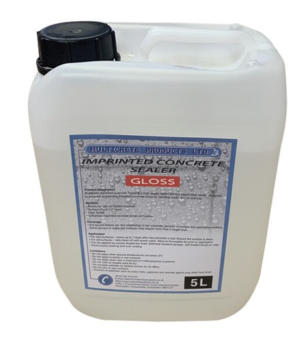 Imprinted concrete sealer seal - imprinted,