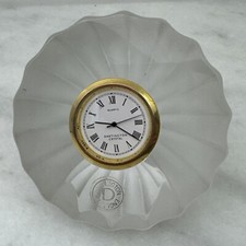 DARTINGTON CRYSTAL GLASS CLOCK