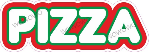 Catering trailer sticker pizza - catering,