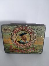 Early Vintage players navy cut cigarettes tin box