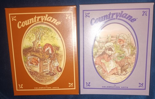 Boxes vintage notelets - 18, &
