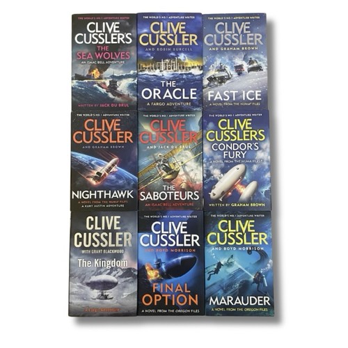 Clive cussler hardback - cussler,