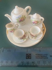 vintage miniature china tea