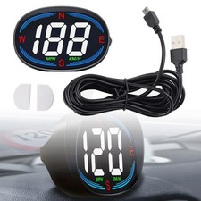 Car New Mini Digital GPS Speedo Speed MPH KM/H HUD Head Up Display Speedometer