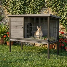 PawHut Elevated Rabbit Hutch